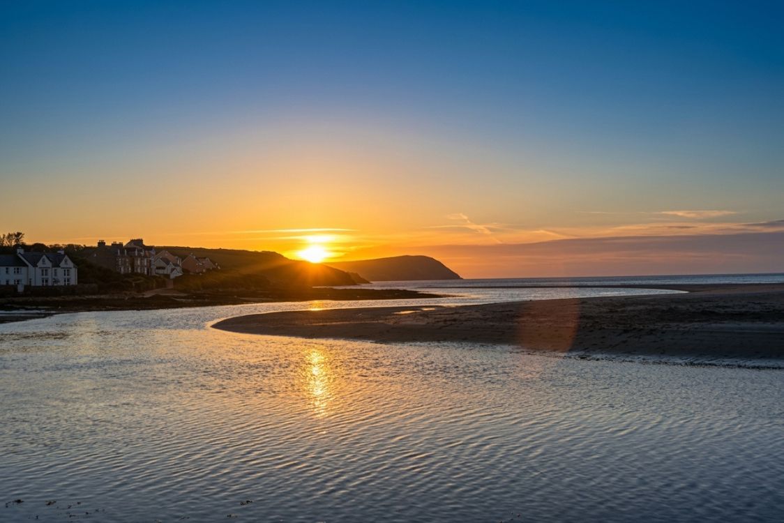 Sunset over the Bay